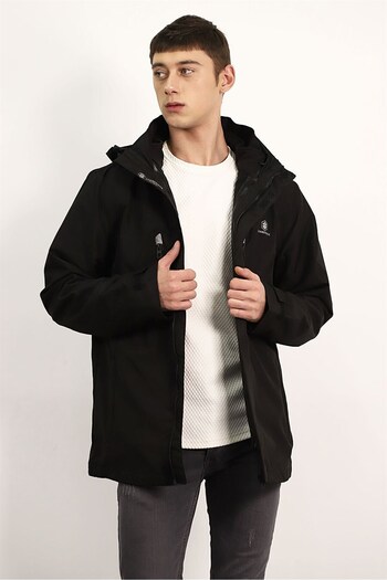 lumberjack Marco Coat Erkek Mont 101165532SIYAH