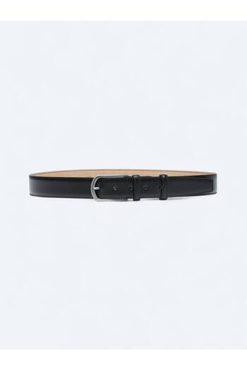 Kip Black Calfskin Belt