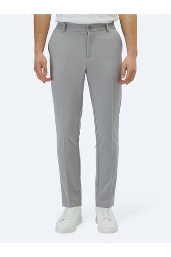 Kip Gray Woven Jogging Fit Casual Trousers