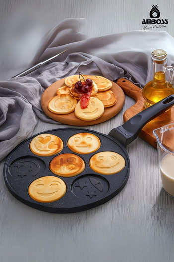 Amboss Funny Emoji Pankek Krep Tavası 26 Cm