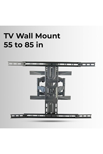 Glassology Precision Mount: Heavy-Duty Adjustable TV Wall Bracket for 75–120
