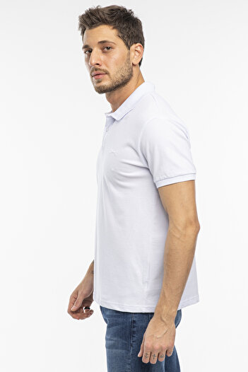 Slazenger Ανδρικό λευκό T-Shirt - Salvator St11te081