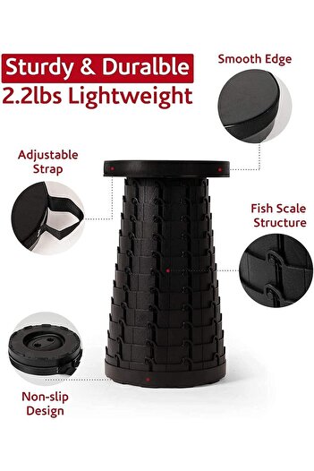 Generic Portable Foldable and Telescopic Safety Stool