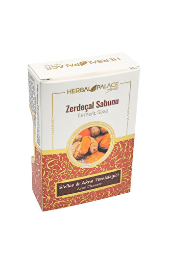 Herbal Palace Turmeric Soap - Anti-Acne - Natural Soap with Glycerin