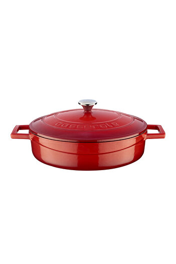 Lava Trendy Red Cast Iron Spring Pot - Diameter (ø)24