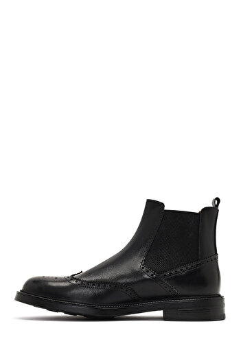 Derimod Men's Black Leather Chelsea Boots 25Wfd724718