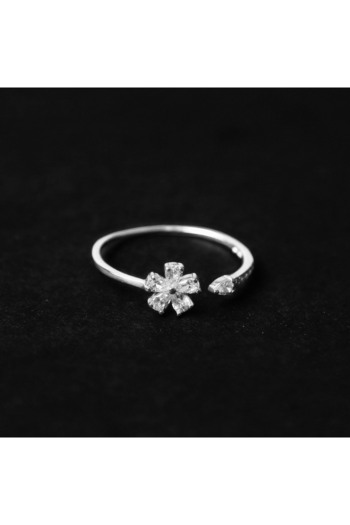 Silver berry S925 Daisy Ring Silver size 55 Ajustable