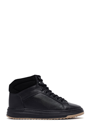 Derimod Men's Black Lace-Up Leather Sports Boots 25Wfd660218