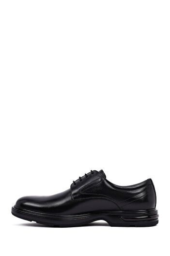 Derimod Men's Black Lace-Up Leather Casual Shoes 25Wfd601218
