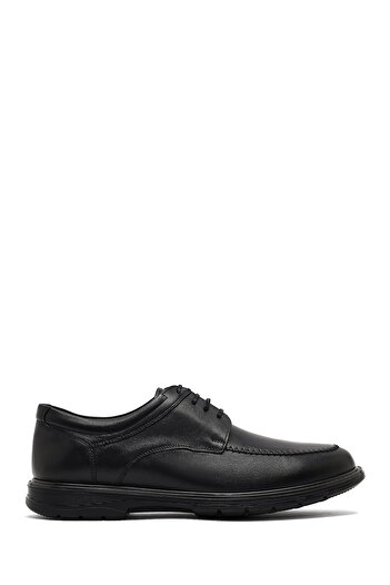 Derimod Men's Black Lace-Up Leather Casual Shoes 25Wfd672018