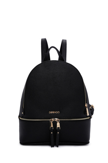 Derimod Women's Black Casual Backpack 25Wbd2012Ft