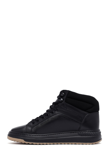 Derimod Men's Black Lace-Up Leather Sports Boots 25Wfd660218