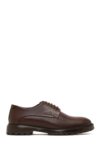 Derimod Men's Brown Lace-Up Leather Casual Shoes 25Wfd7503Ft