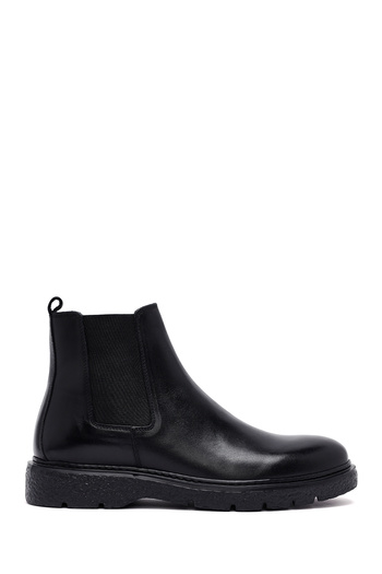 Derimod Men's Black Leather Chelsea Boots 25Wfd632718