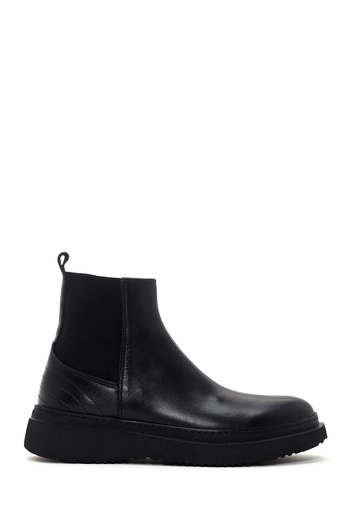 Derimod Men's Black Leather Chelsea Boots 25Wfd630818