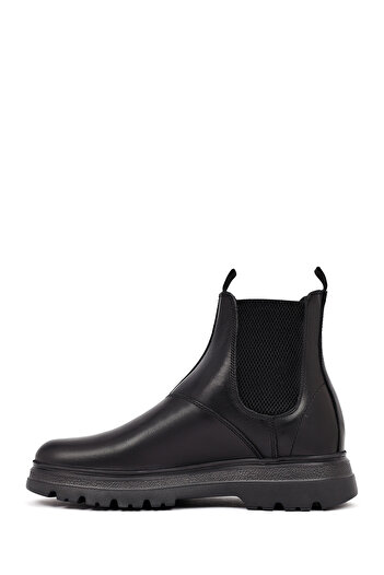 Derimod Men's Black Leather Chelsea Boots 25Wfd681218