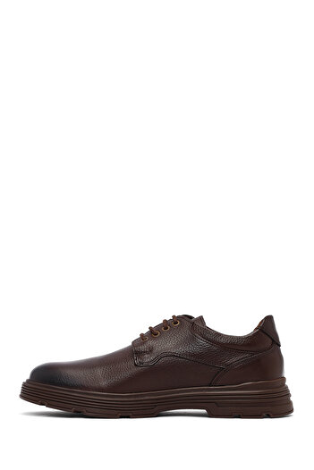 Derimod Men's Brown Lace-Up Leather Casual Shoes 25Wfd681518