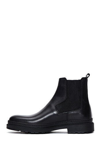 Derimod Men's Black Leather Chelsea Boots 25Wfd630118