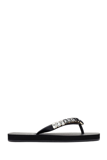Derimod Papuci de damă Black Stone Jelly 25SFE4920PV