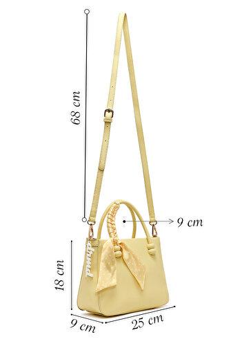 Derimod Women's Yellow Long Strap Accessory Shoulder Bag 25Sbd262618