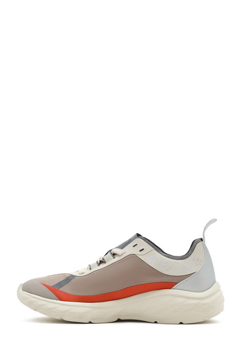 Derimod Women's Beige Lace-Up Thick Sole Sneaker 25Sfe49626F