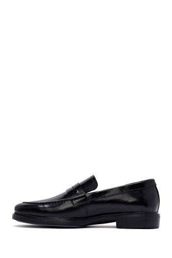 Derimod Ανδρικό Μαύρο Δερμάτινο Classic Loafer 25SFD724122