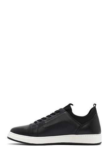 Derimod Men's Black Lace-Up Leather Sneaker 25Sfd 632918