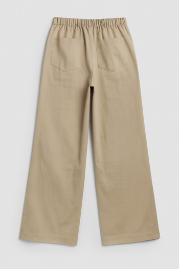 ESİLA KİDS Kız Çocuk Pantolon Gabardin Geniş Paça Pantolon 4-11 Yaş