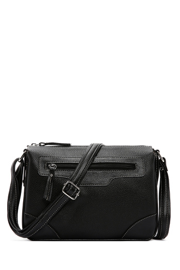 Derimod Women's Black Long Strap Crossbody Bag 25Sbd2103Ft