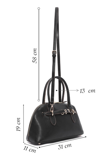 Derimod Women's Black Long Strap Mini Shoulder Bag 25Sbd 248018