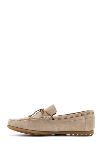 Derimod Men's Beige Suede Genuine Leather Casual Shoes Casual Daily Shoes 25Sfd630110