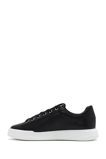 Derimod Men's Black Lace-Up Leather Sneaker 25Sfd 707518