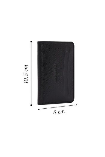 Derimod Black Men's Card Holder - 000A2D3140CV