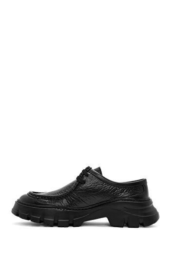 Derimod Men's casual Leather Shoes - Black, Lace-up, 24WFD6318FT