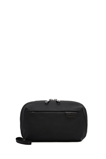 Derimod Men's Black Fabric HanDbag - D-Pack 24SBD30006f