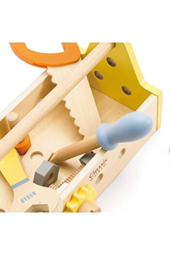 CLASSIC 4 Classic World tool box set, wood, multicolor, 20 pieces KID021787