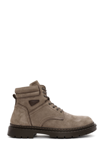 Derimod Ανδρικές μπότες casual από δέρμα Nubuck - με κορδόνια, 24WFD7542V3