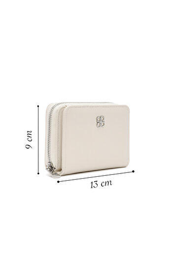 Derimod Cream Colored Women's Wallet - 000a2d5502ft