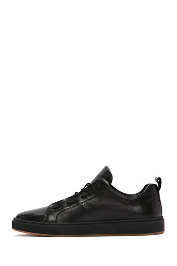 Derimod Men's Black Lace-Up Leather Sneaker 25Sfd 691218