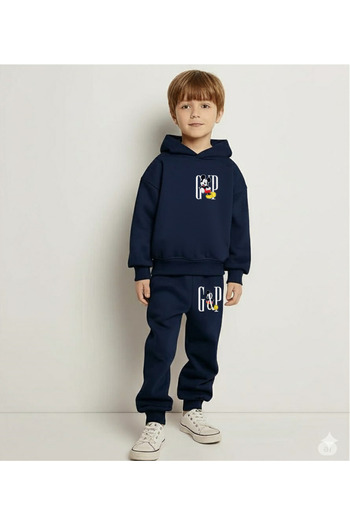 ASN APPAREL Winter Raised 2-5 Years Old Children's Bottom Top Set