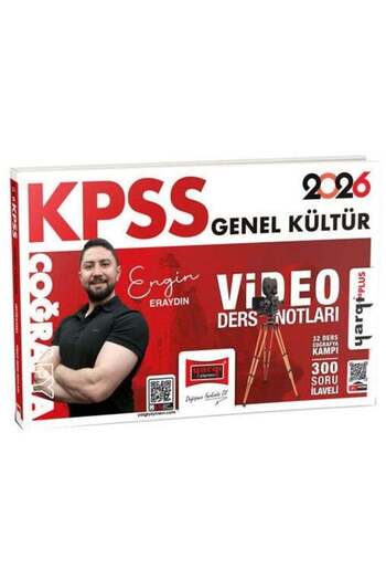 Yargı Yayınları Yargı 2026 KPSS Coğrafya Video Ders Notları - Engin Eraydın Yargı Yayınları