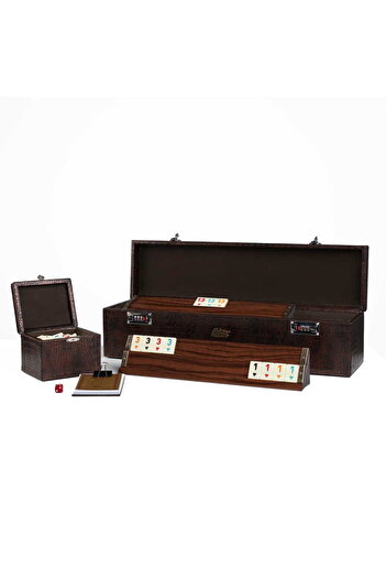 OEM Premium Remi / Rummy Game Set, Handmade from Solid Wood