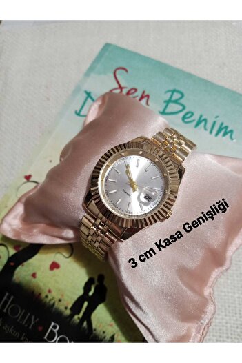 QUARTZ Rolizzi Ricardo Model Women Wristwatch Gold Steel Cord with Calendar Still Bb0124