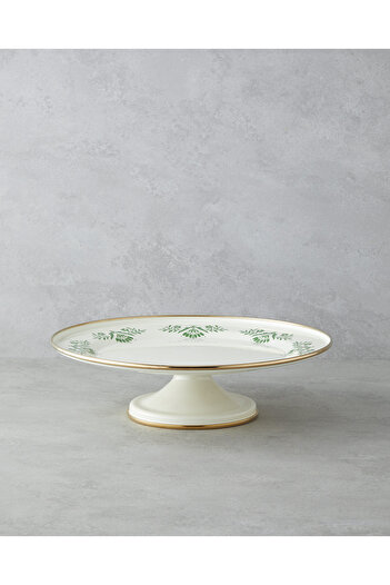 English Home Green Dream Enamel Cake Stand 31 cm Green