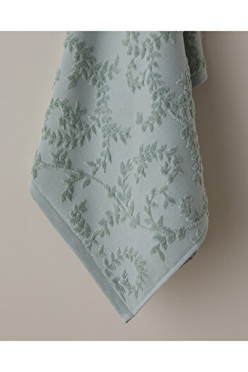 English Home Leafy Touch Cotton Face Towel 50X80 cm Light Green