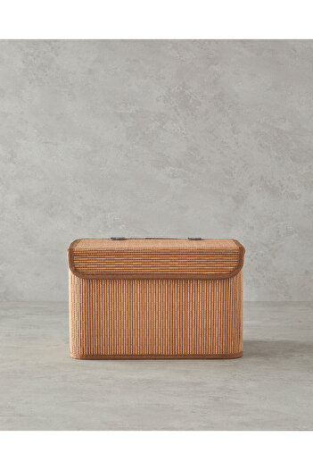English Home Gina Bamboo Storage Box 28x20x18 Cm Light Brown