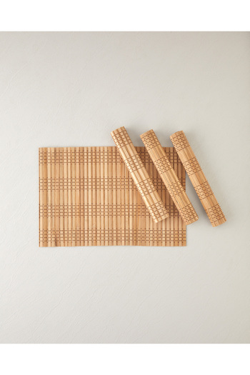 English Home Breeze Bamboo 4-Piece American Service Honey