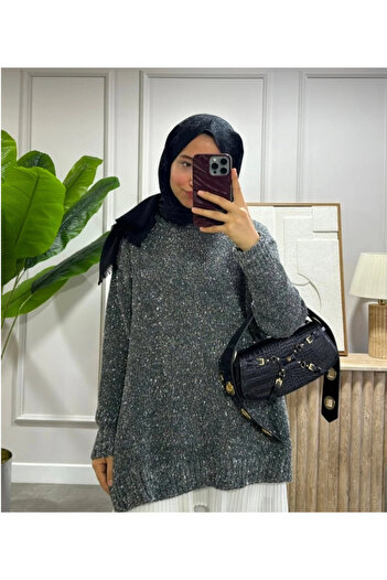 nizzell New Season Premium Quality Silvery Sweater