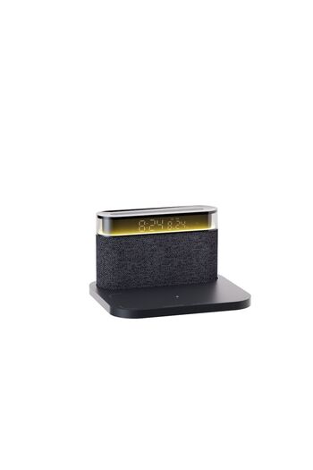 Generic 15W Fast Magnetic Wireless Charging Station ∣ Multi-Function LED Lamp, Speaker & Alarm Clock