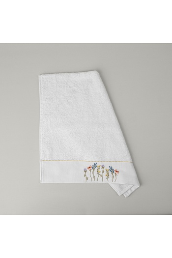 Linens White Wister Bamboo Face Towel 50X85 cm